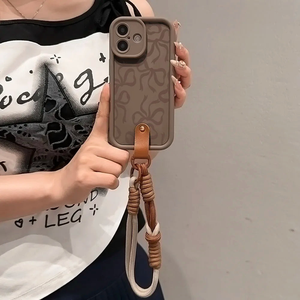 Feminine Chocolate Bow Case For Samsung
