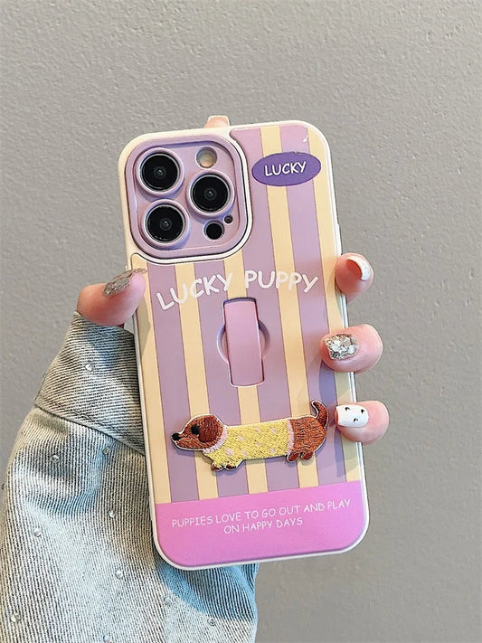 Puppy Stripe Case