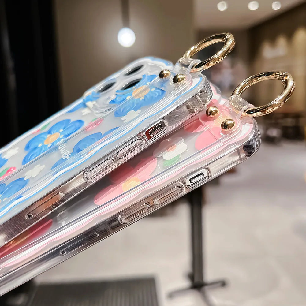 Pretty Bloom Phone Holder Case for Samsung
