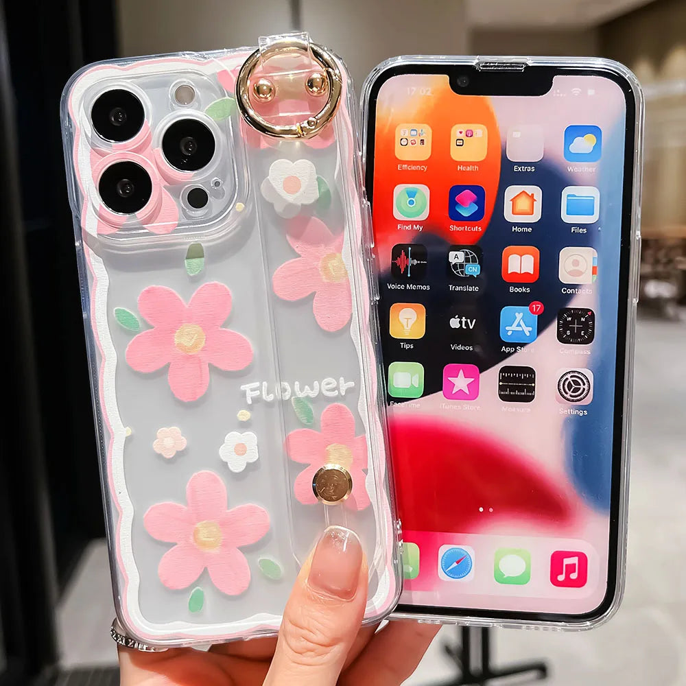 Pretty Bloom Phone Holder Case for Samsung