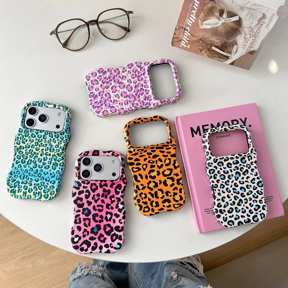 Gradient Leopard Phone Case for IPhone