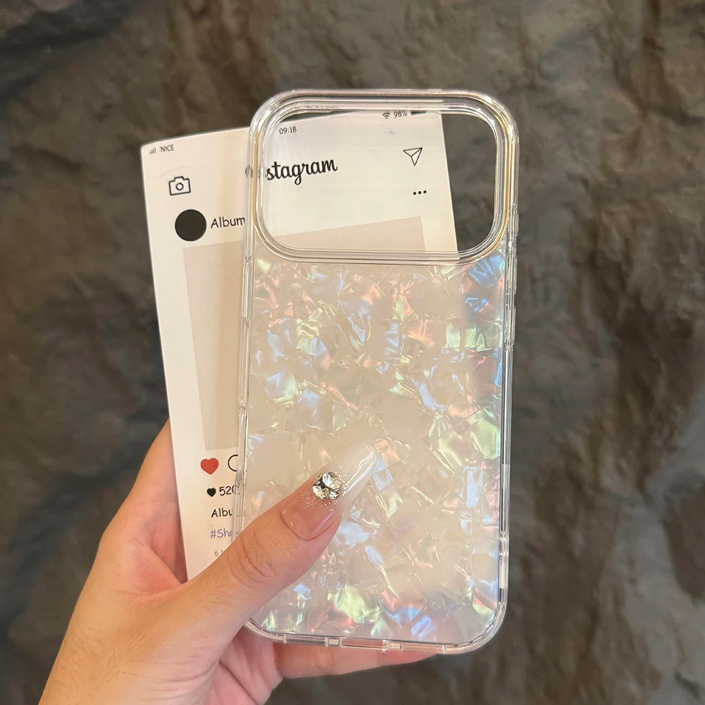 Iridescent Pearl Shell Case