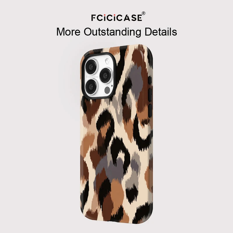 IPHONE Earth Leopard Vintage Case