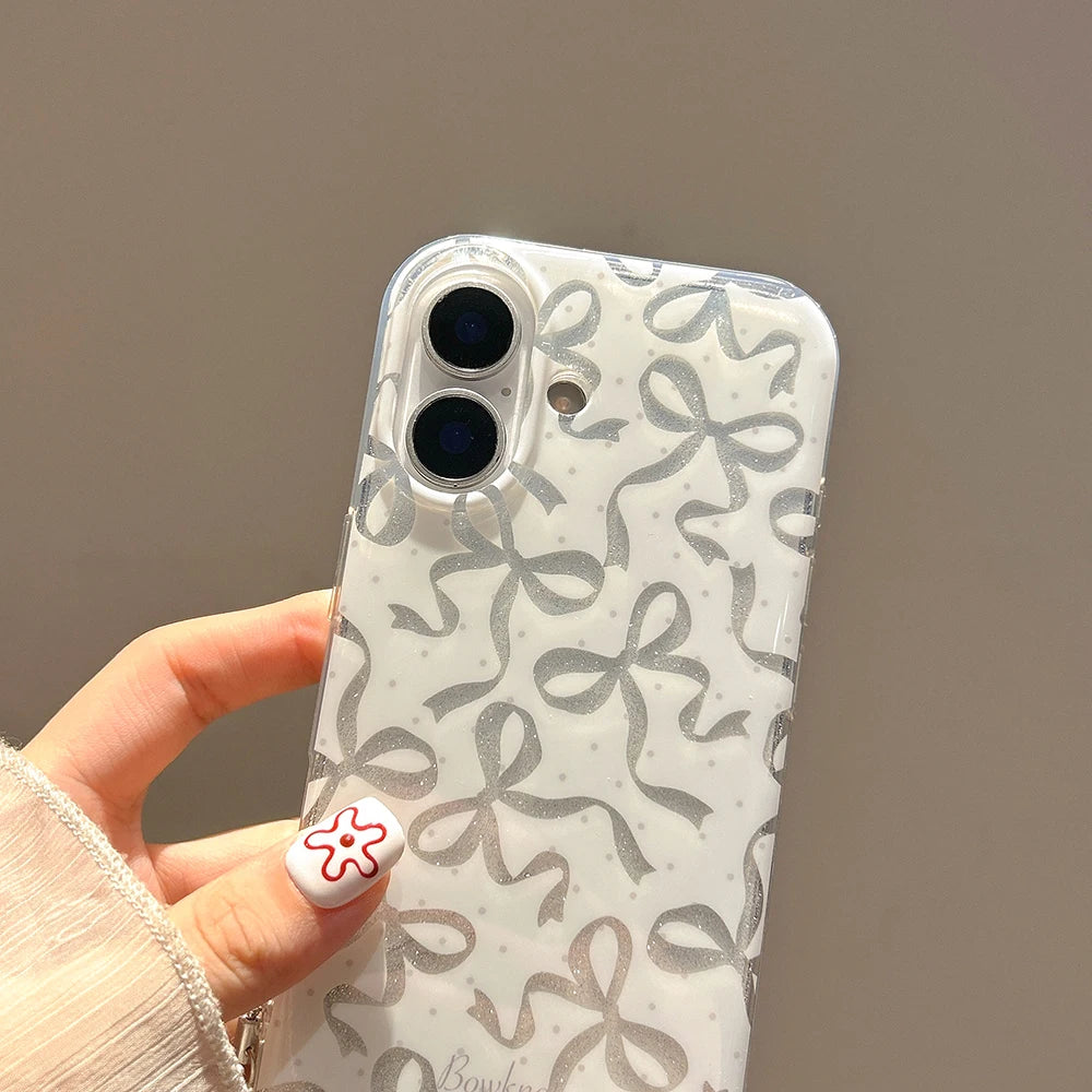 Bow Clear Phone Case