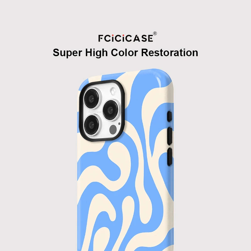 IPHONE Blue Flow Motion Case