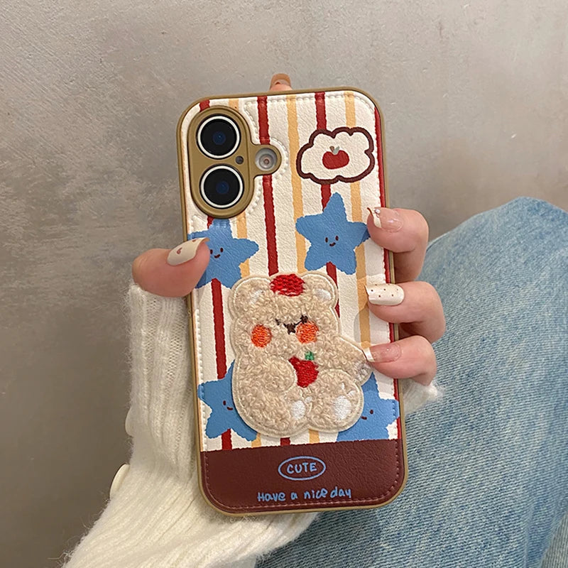 Retro Cartoon Patchwork Case