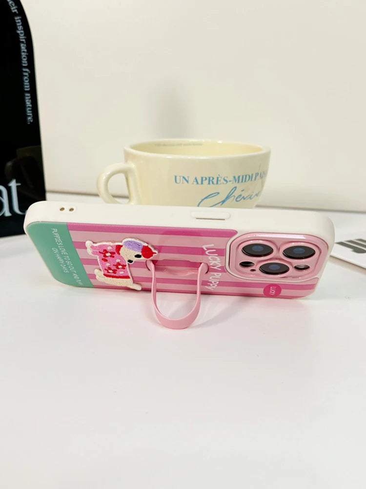 Puppy Stripe Case