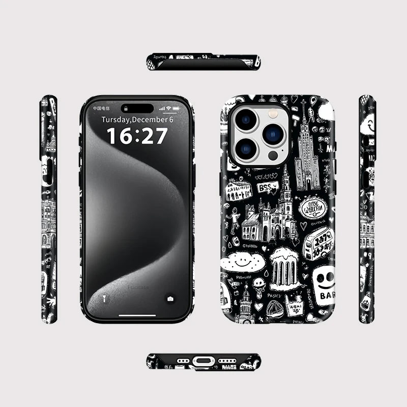 IPHONE Vintage Icon Collage Case
