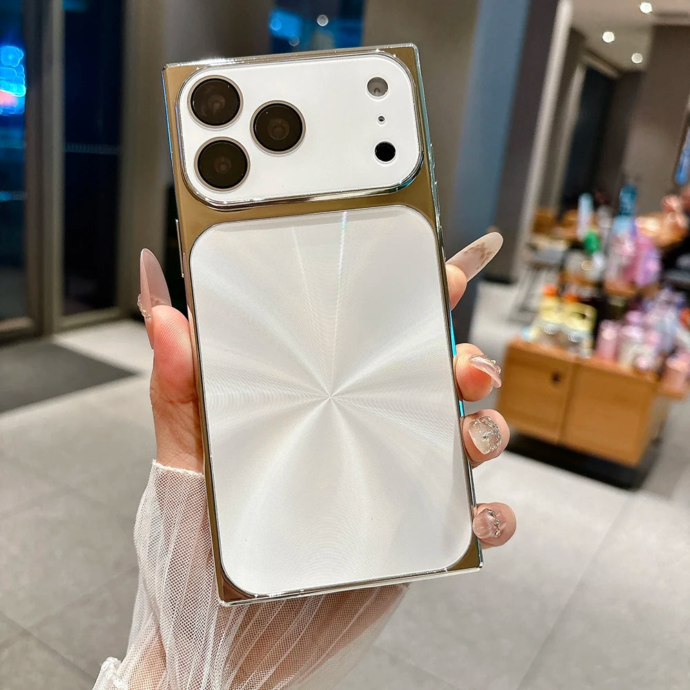 Blush Radial Glow Case for iPhone 17pro 16 15 14 13 Pro Max