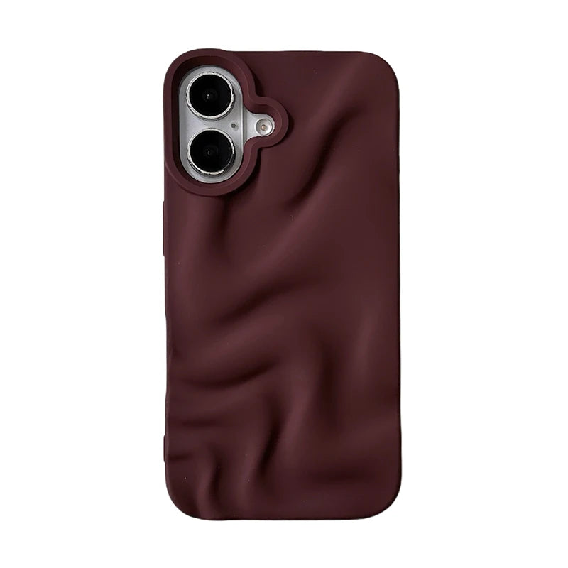 Mocha Cloud Soft Case For iPhone 17 Air 16 15 14 13 12 11 Pro Max