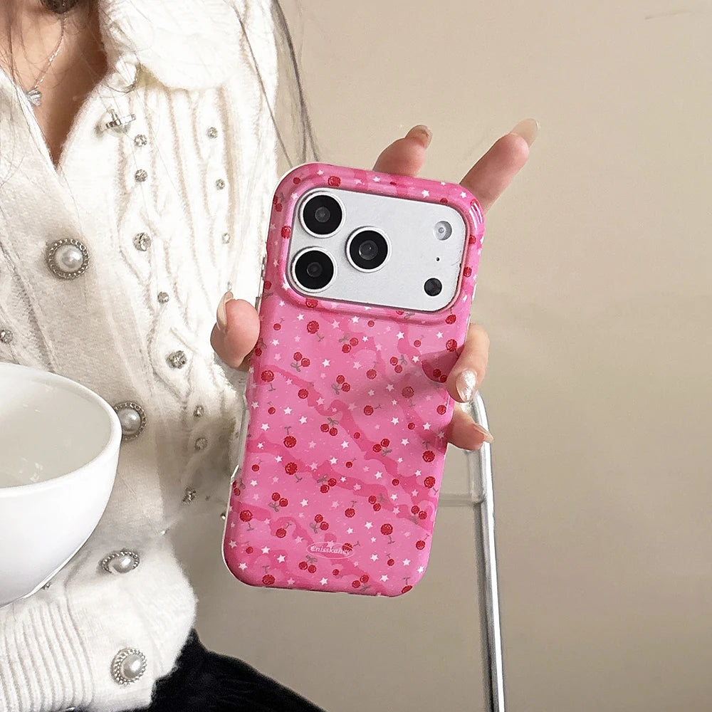 Pink Glitter Jelly Case