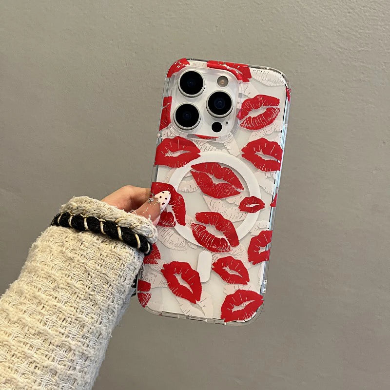 Red Lip - Magnetic Cover