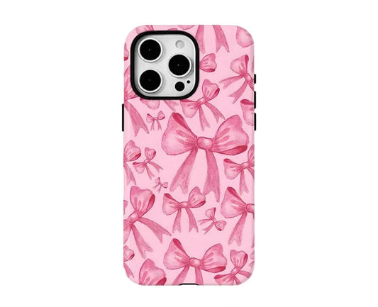 IPHONE Pink Floral Overlay Case
