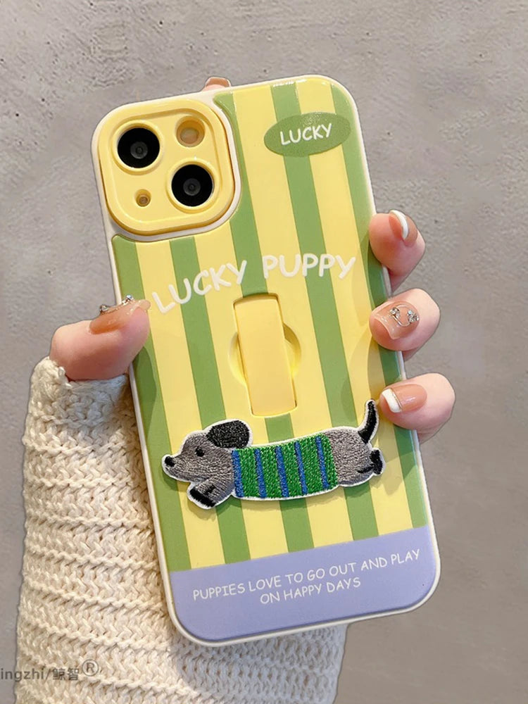 Puppy Stripe Case