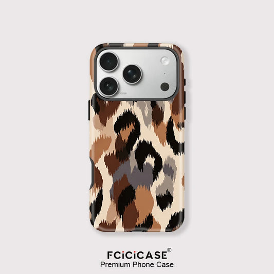 IPHONE Earth Leopard Vintage Case