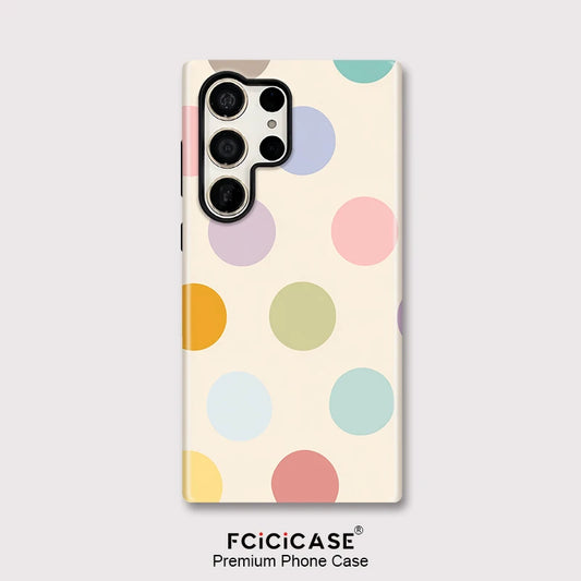 Samsung Galaxy Pastel Dot Aesthetic Case