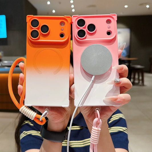 Sunset Strap Utility Case for IPhone 13 14 15 16 17 Pro Max Plus