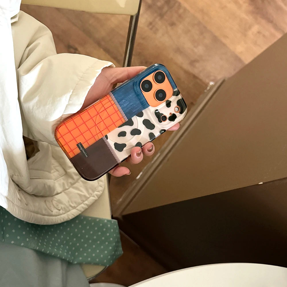Colorblock Patch Case