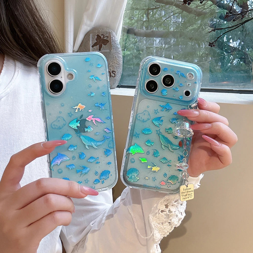 Ocean Charm Clear Case