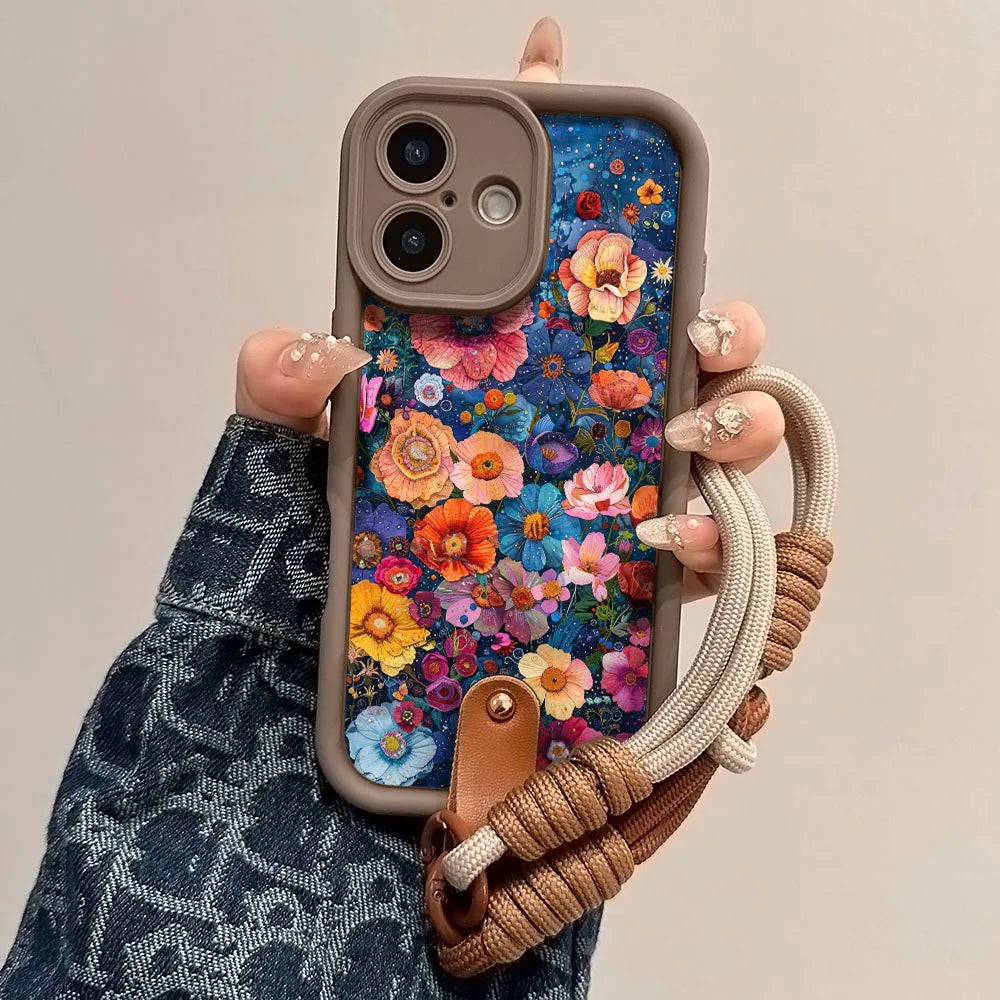 Vintage Flower Cover For Samsung