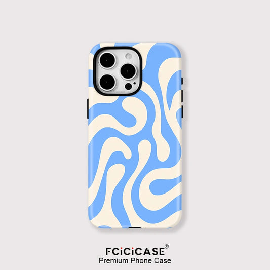IPHONE Blue Flow Motion Case