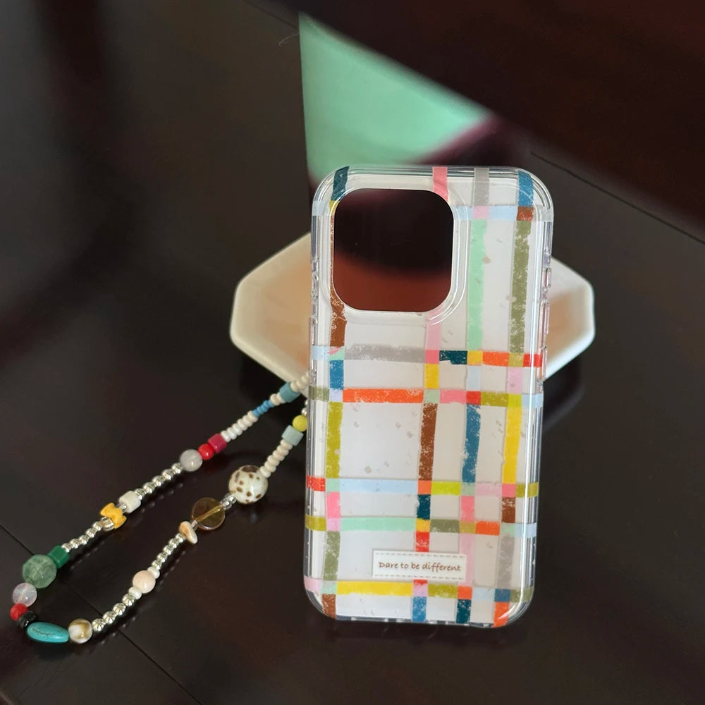 Pastel Grid Aesthetic Case