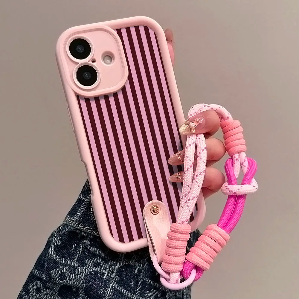 Feminine Edge Striped Pattern Phone Cover for Samsung