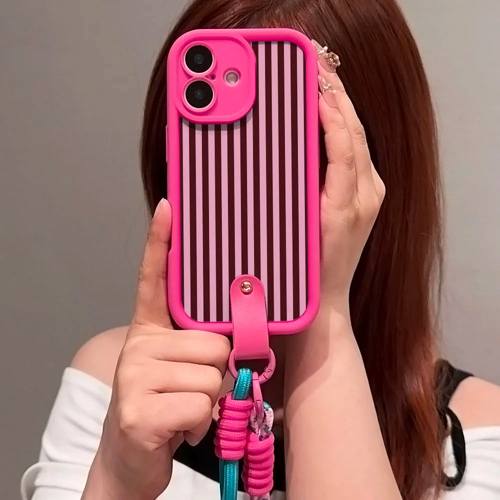 Feminine Edge Striped Pattern Phone Cover for Samsung