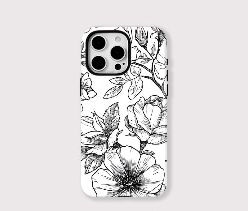 IPHONE Botanical Line Art Case