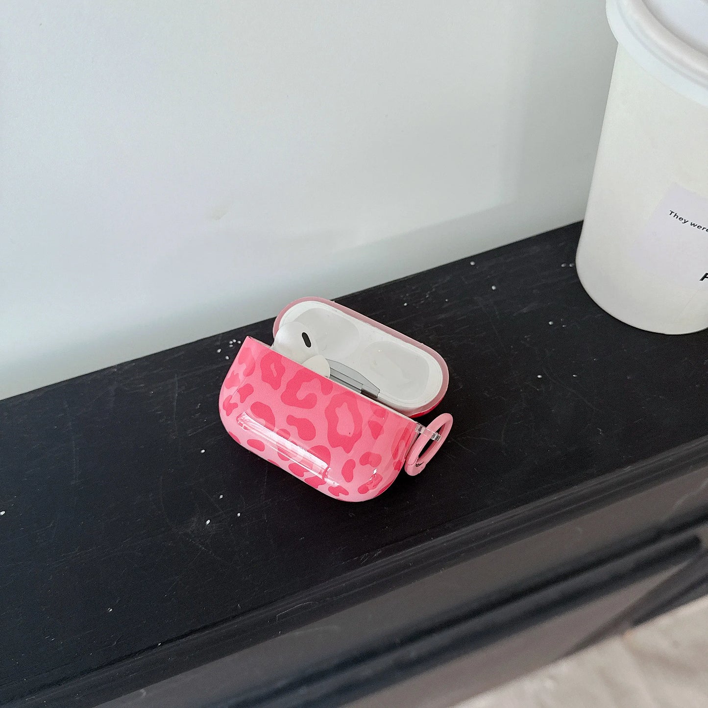 Neon Leopard AirPods Case