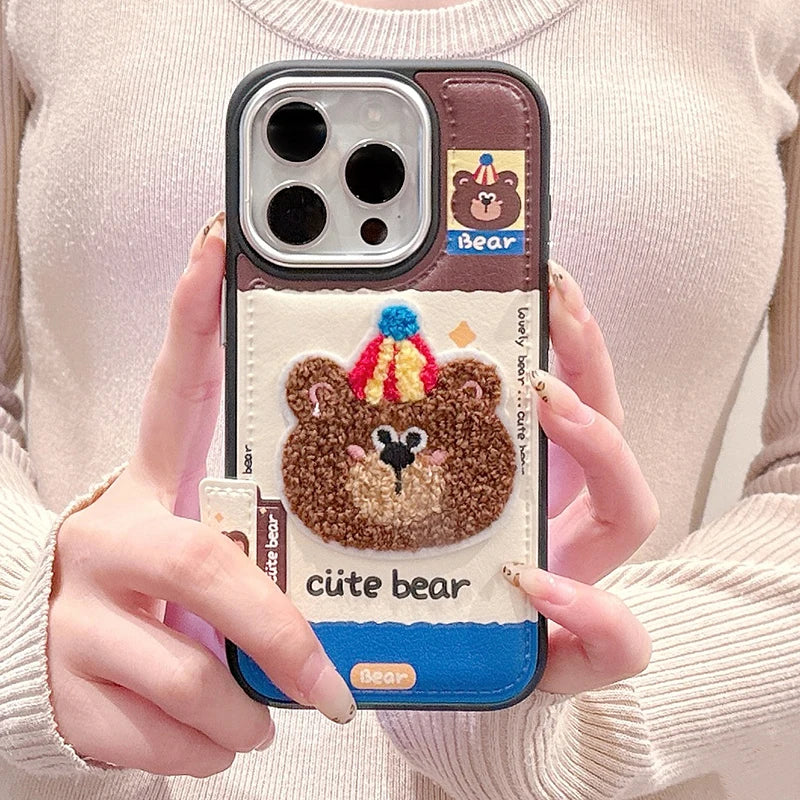 Retro Bear Twins Case