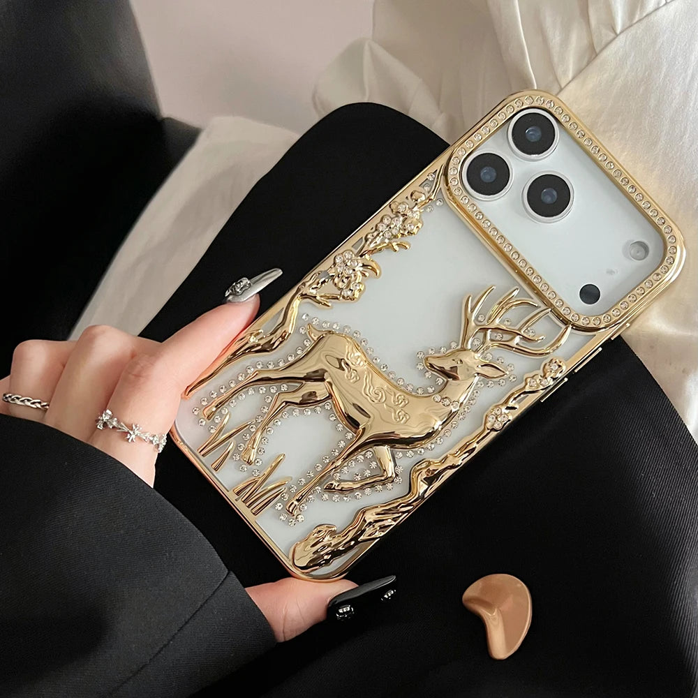 Vintage Deer Art Case