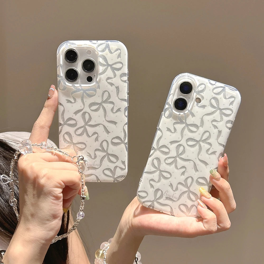 Bow Clear Phone Case