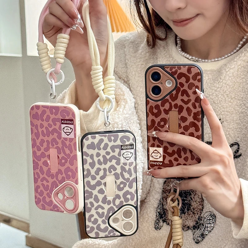Pink Leopard Statement Case