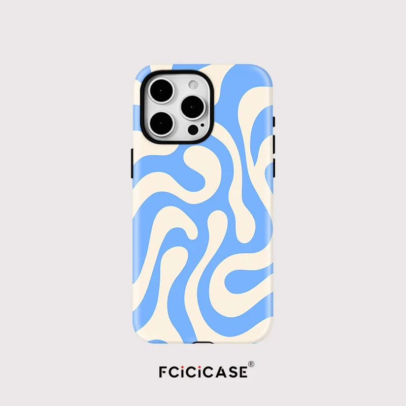 IPHONE Blue Flow Motion Case