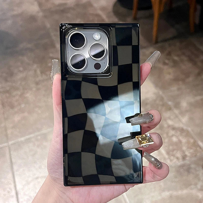 Midnight Checker Gloss Case