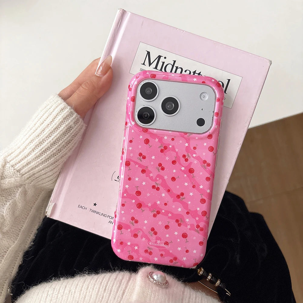 Pink Glitter Jelly Case