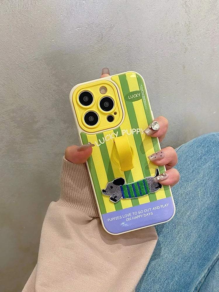 Puppy Stripe Case