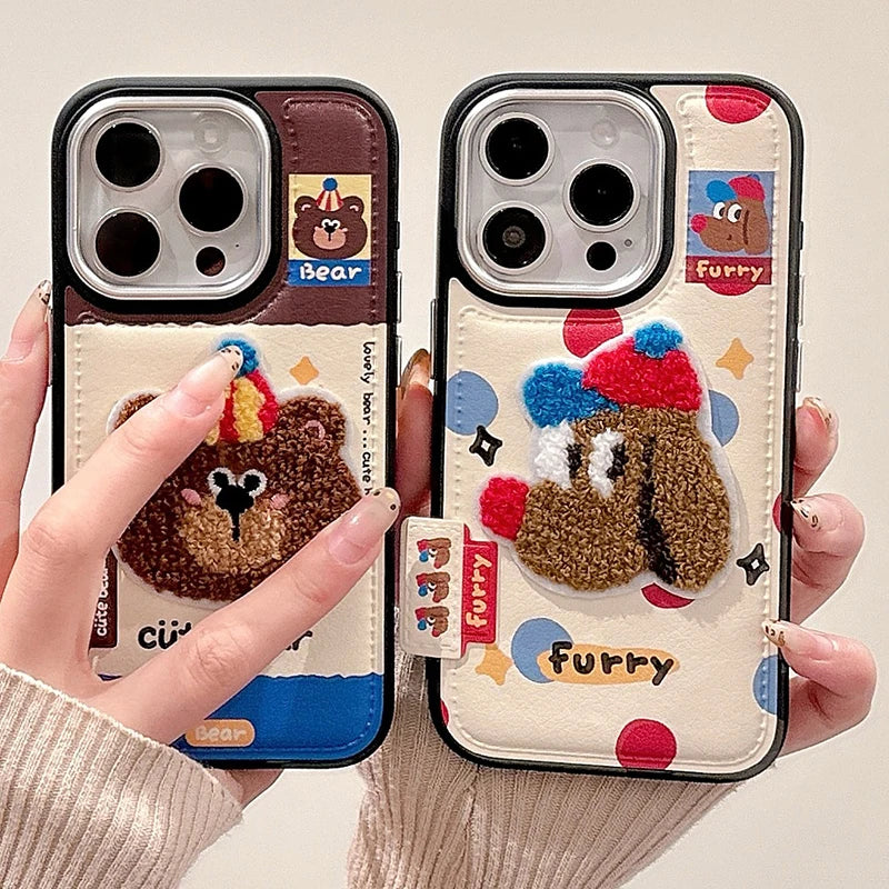 Retro Bear Twins Case