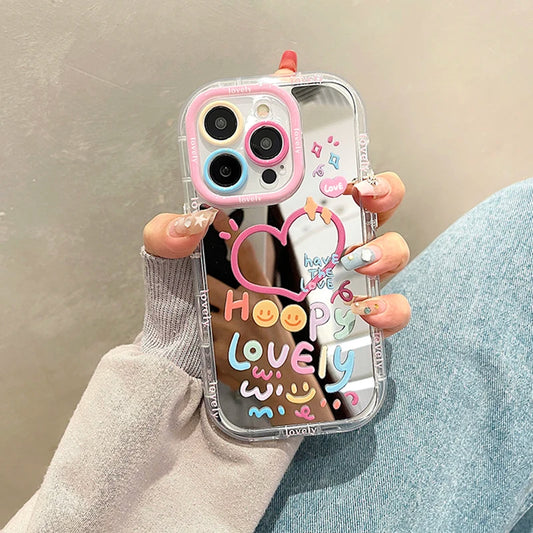 Love Mirror Typography Case