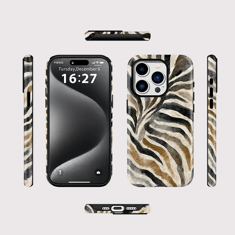 IPHONE Wild Zebra Luxe Case