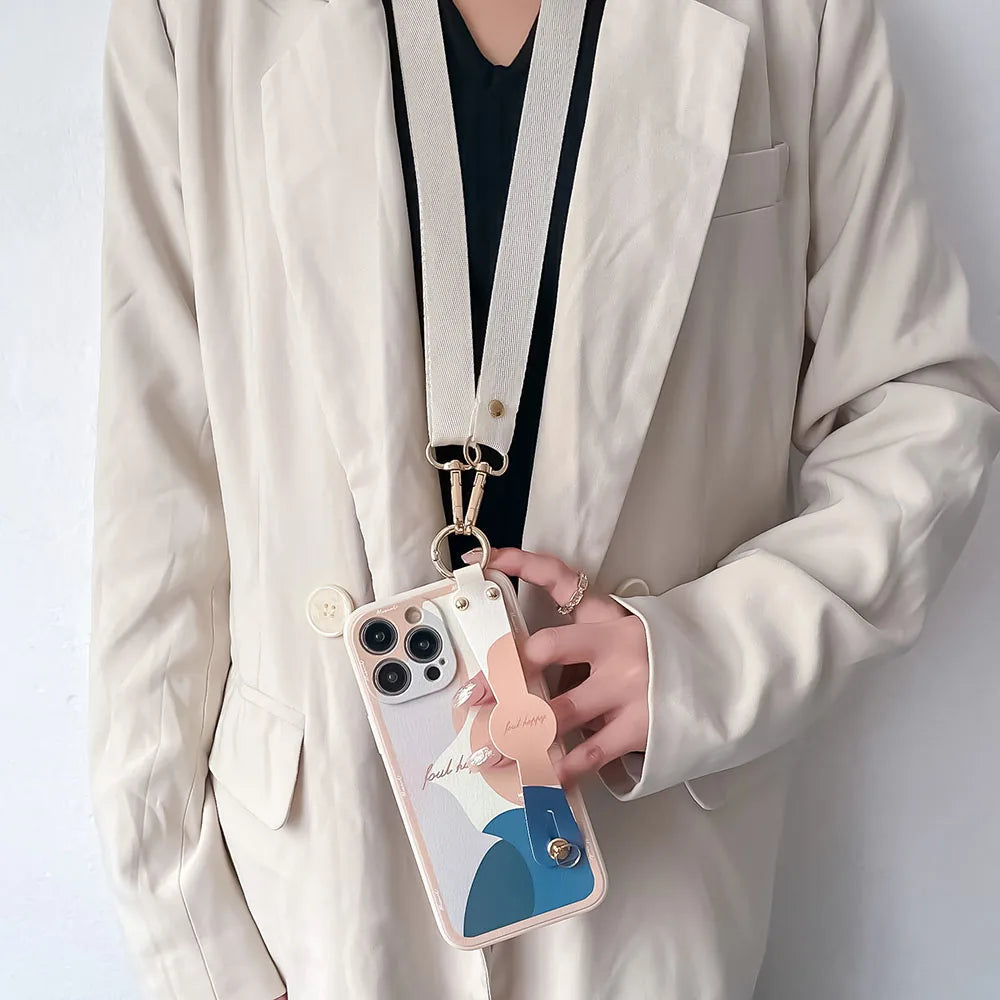 Crossbody Lanyard Case For Samsung