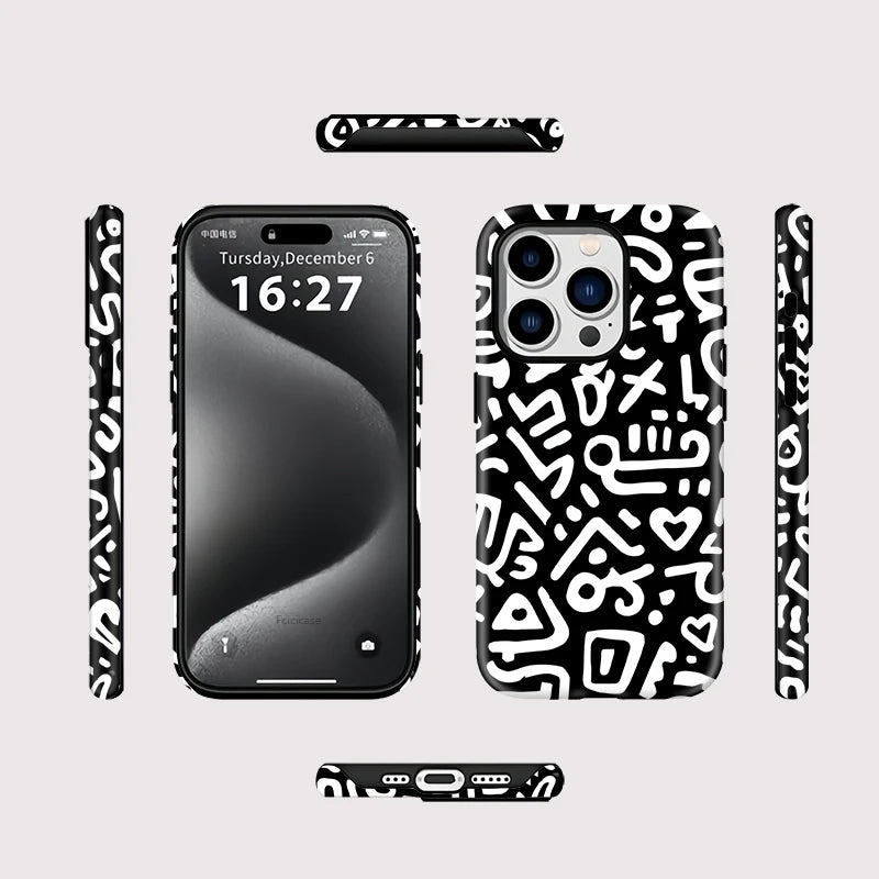 IPHONE Abstract Memphis Art Case