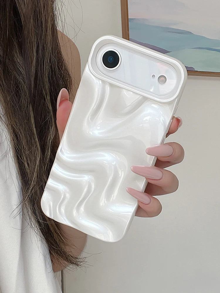 Glossy Pearl Wave Case