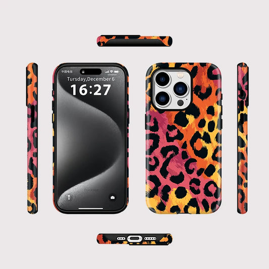 IPHONE Neon Leopard Energy Case