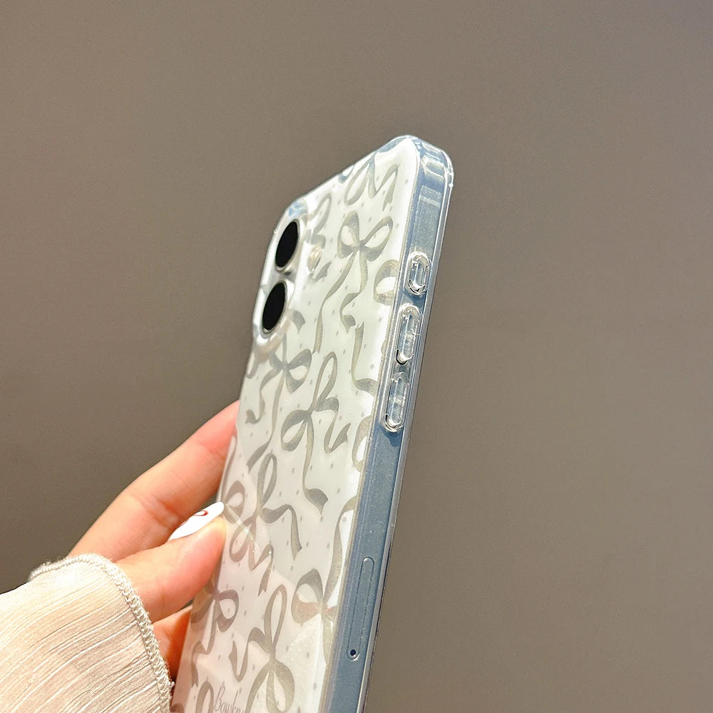 Bow Clear Phone Case