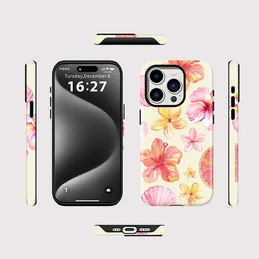 iPhone Sunset Bloom Case - Magnetic Cover