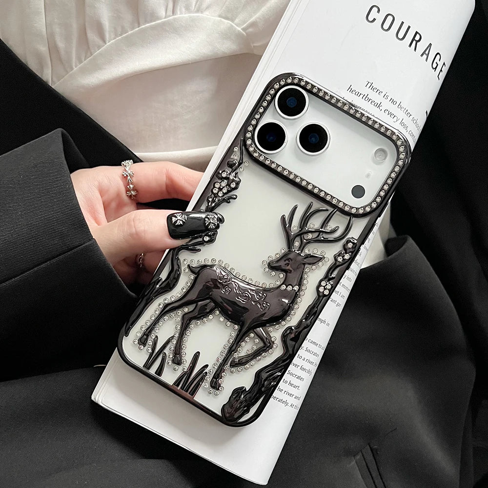 Vintage Deer Art Case