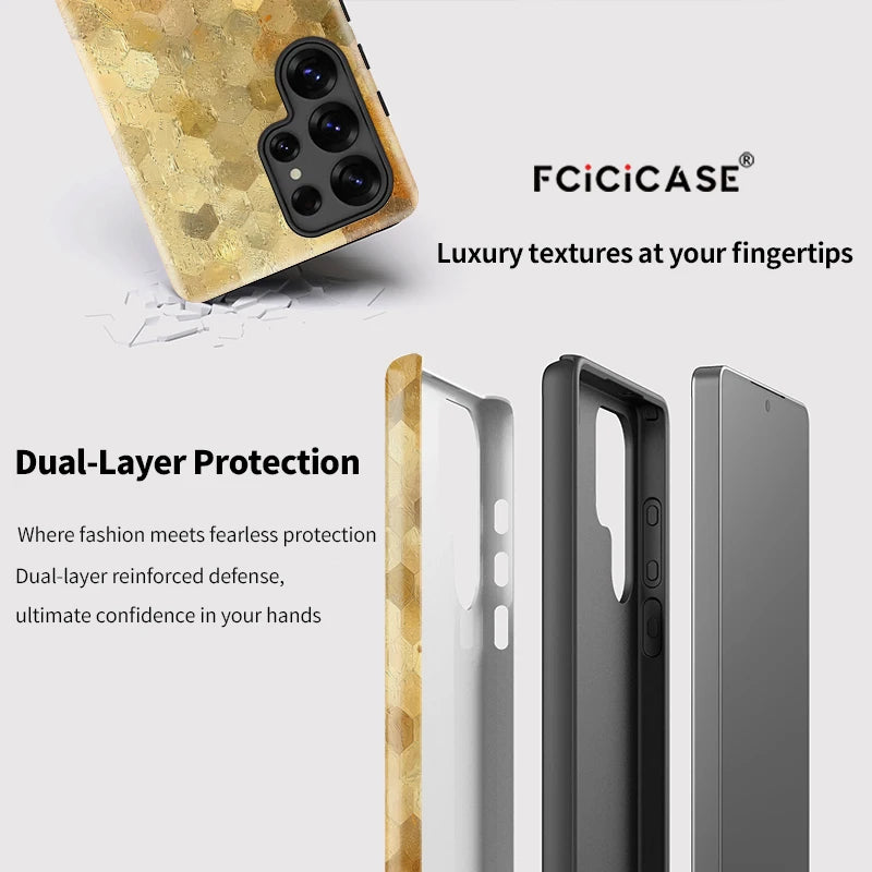 Samsung Galaxy Golden Glow Mosaic Case