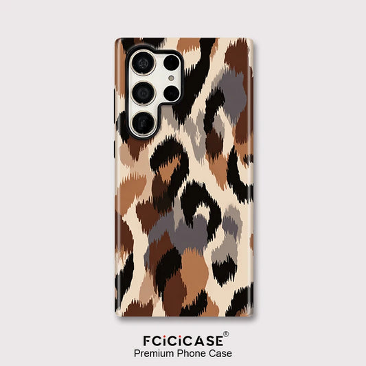 Samsung Galaxy Earth Leopard Vintage Case